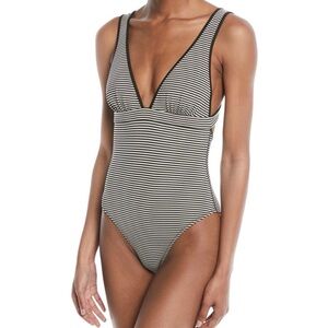 Marysia Nassau Maillot Striped One Piece Bathing Suit